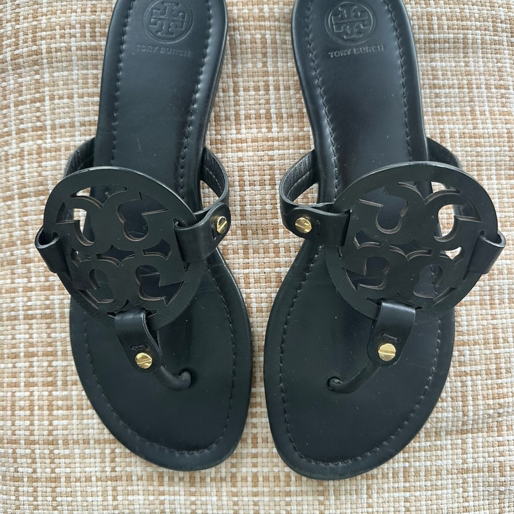 Tory Burch Miller Black Sandals